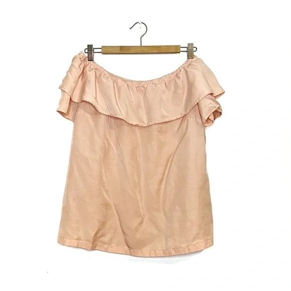 Halston | Pink Ruffle Top - Picture 2 of 4